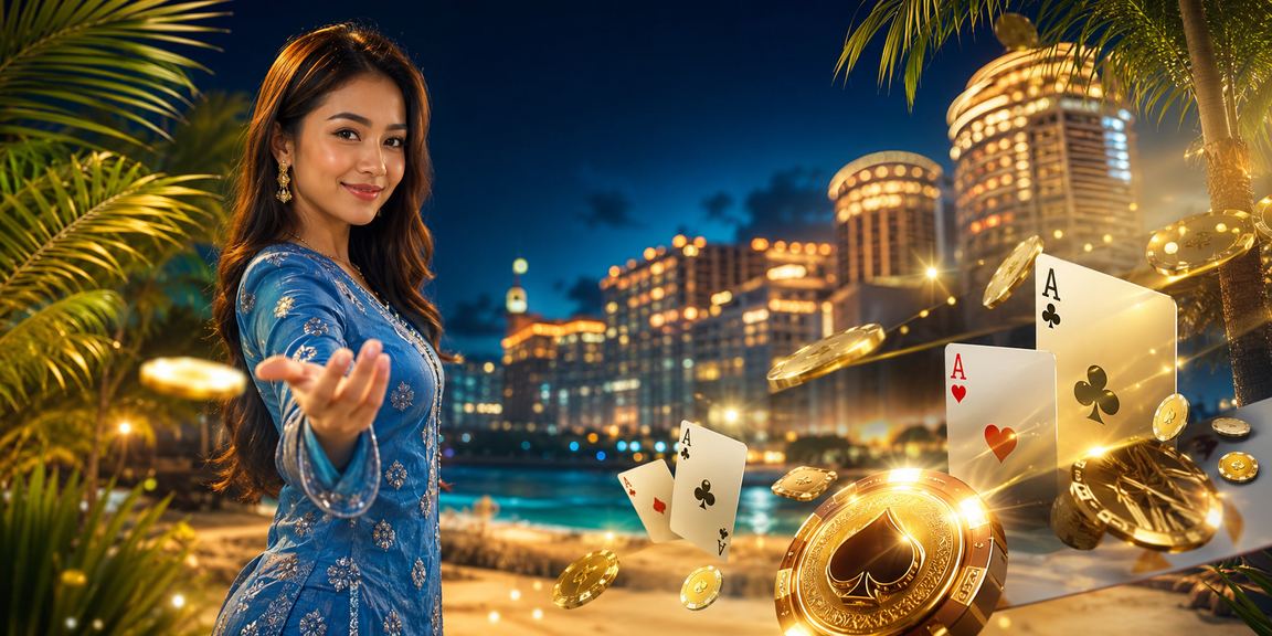 Permainan kasino live di Genting Highlands dengan suasana tradisional baju kurung