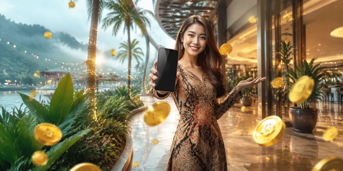 Aplikasi kasino dan taruhan dengan motif batik di Langkawi