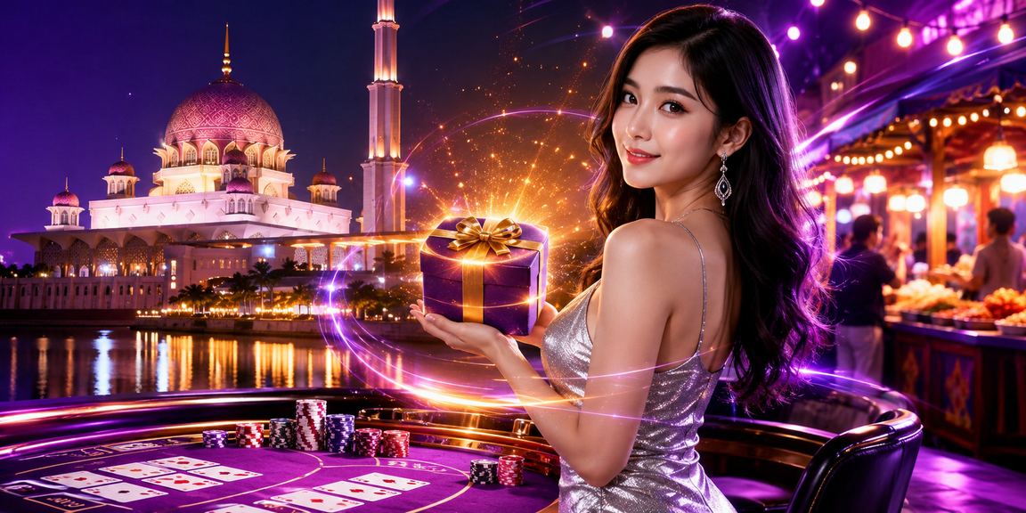 Permainan baccarat dan kad di Putrajaya dengan rekaan Melayu moden