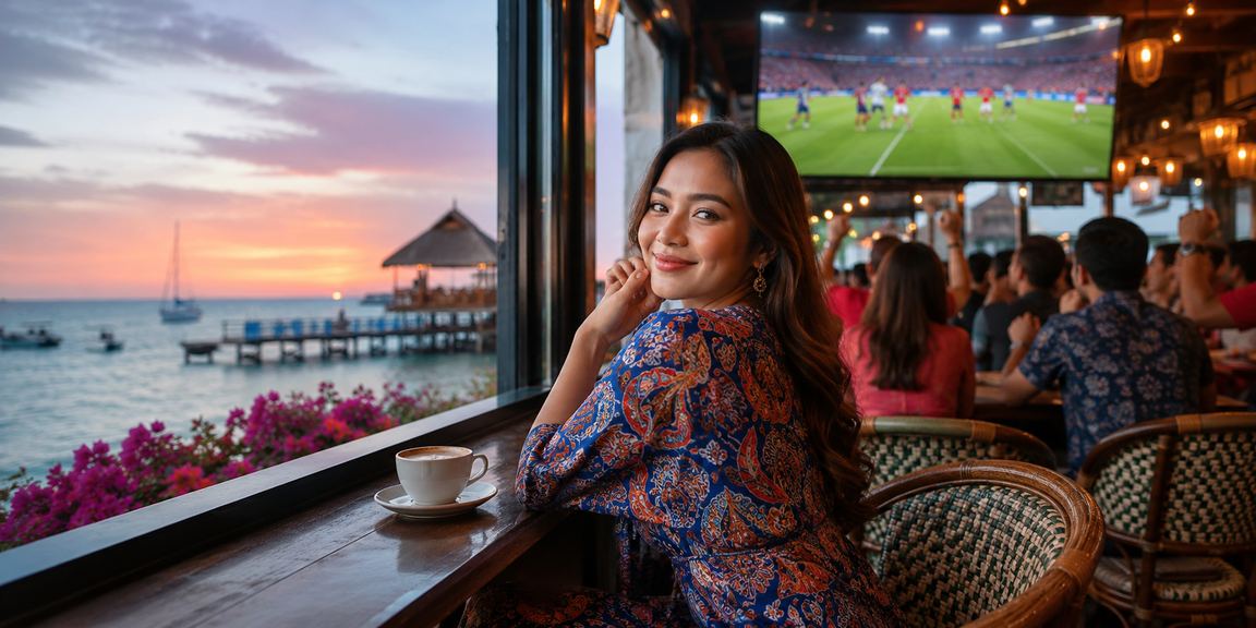Taruhan bola sepak di Terengganu dengan motif batik tempatan